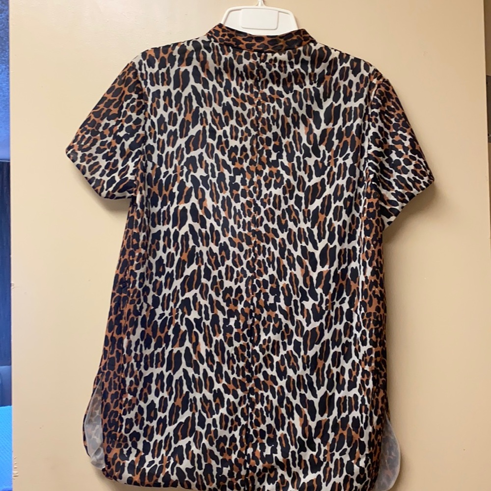 Vintage animal print top